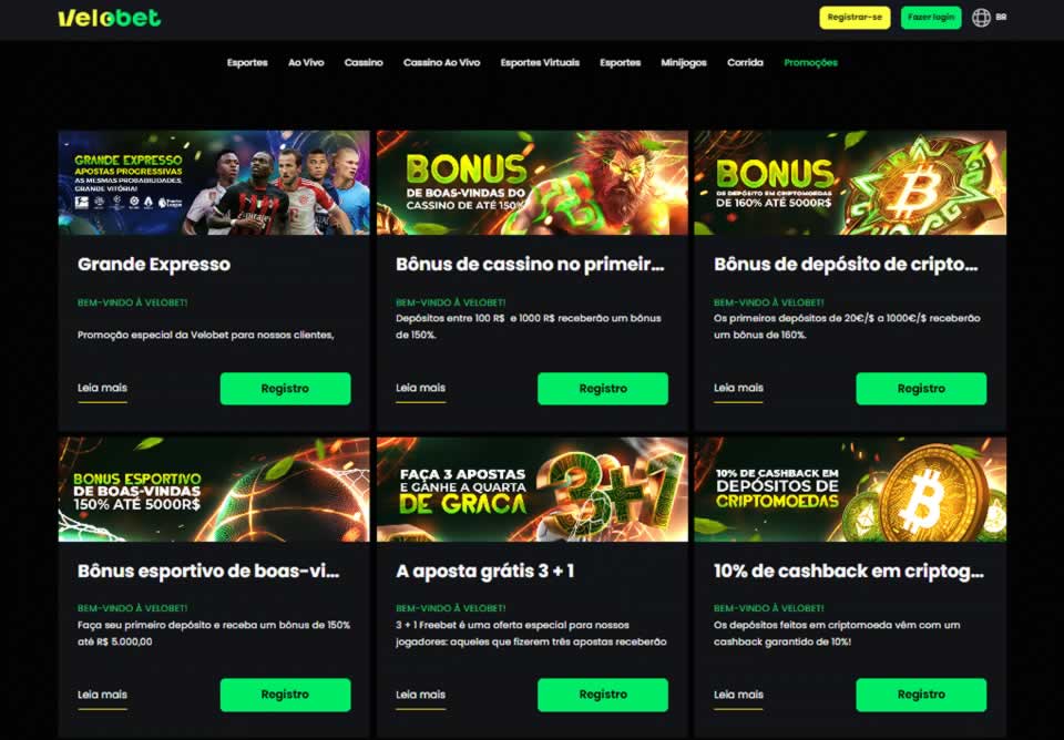 Bônus de boas-vindas em cassino online